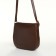 Women's bag on the Textura valve, medium size, brown color