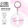 Acrylic key a keychain "Tatyana", Diam. 6 cm