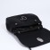 Women's bag L-Craft on fasteners, long belt, black color