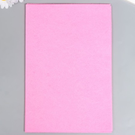 Tough felt 1 mm "pale pink" set of 5 sheets format A4-1