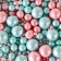 Confectionery sprinkling "Delicate shine": azure, pink, 50 g