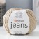 Yarn "jeans" 55% cotton, 45% acrylic 160m/50g (48 beige)