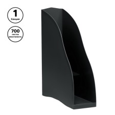 Paper tray Vertical Istanm Delta, black, width 85 mm