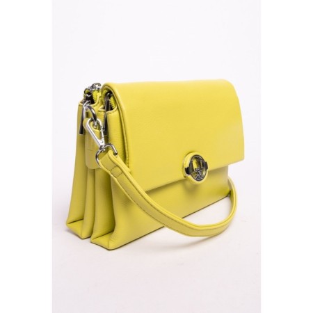 Cross-Body Bag, eco-leather, Ludor lemon, 22x8x17 cm-1