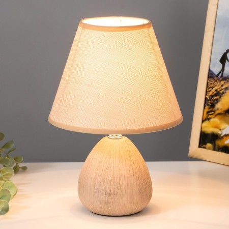 Estel table lamp E27 40W Beige 17x17x26 cm Risalux-1