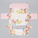 Confectionery packaging, a cupcake box with a window, “floral gamut”, 26 x 10 x 8 cm