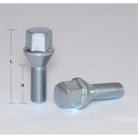 Bolt M14x1.25, 53/28, Hex17, cone, zinc, S-966-08