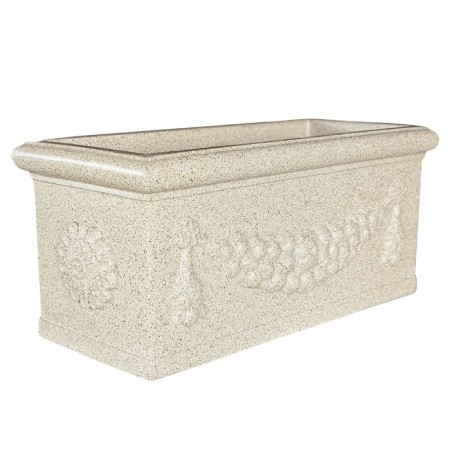 Kashpo for flowers "Roman" 60x27.5x27 cm, 30 l, color sand granite