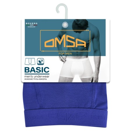 Men's Boxers Omsa 3234, size 52, Royal Blu color-2