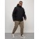 Sports male jacket, size 48, black color