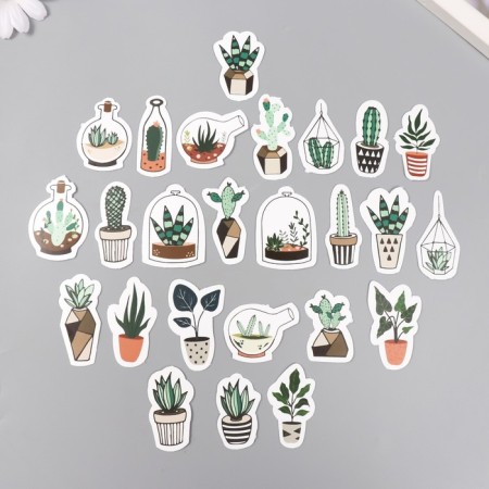Stickers Stickers for Scrapbooking "Cactus" 9-349