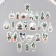 Stickers Stickers for Scrapbooking "Cactus" 9-349