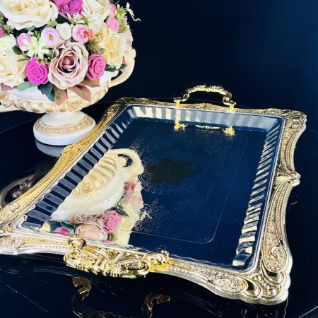 Rectangular tray lenardi, length 53 cm