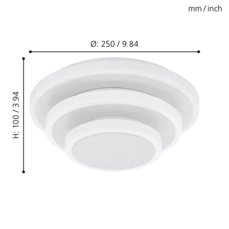 Elgvero lamp, 3x5.4W LED, 3000K, 2730LM, white color-1