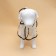 Dog raincoat, size 4XL, (DS 50, OG 60-66, Osh 56 cm), black