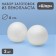 Set of balls from foam, 6 cm, 2 pcs