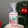 New Year. Candle-cylinder "Happy New Year! Mittens", 6x10 cm, 30 hours, 227 g, graphics
