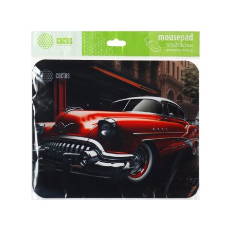Cactus Red Car, Gamery Computer Mouse, 300*250*2mm, Fig. "Red Machine"-2