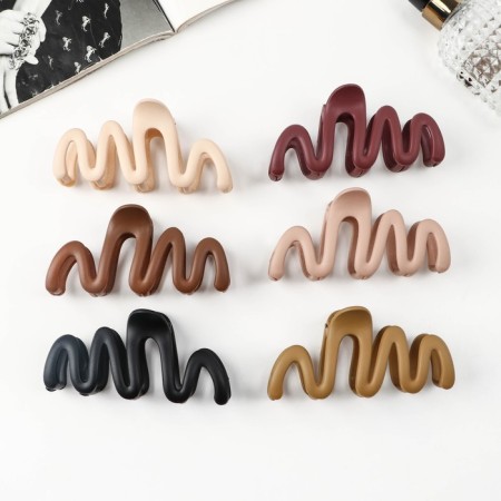 Hair crab "Arpi" wave, 10.5 cm, mix-1