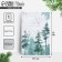 Watercolor card "Forest", embossing, 10 x 15 cm, new year