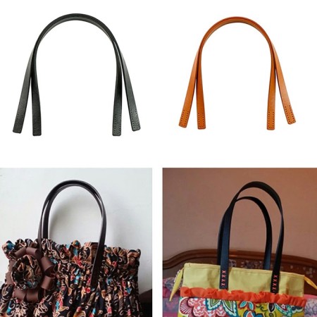 Handles for bag, pair, 52 ± 2 × 2 cm, beige color-5