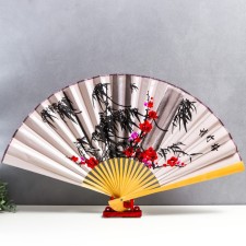 Fan bamboo, textile h = 50 cm 