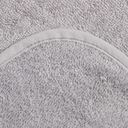 Set of crumb I (towel-angle, mitten, bib), gray, 100% HL, 360 gr/m2-8