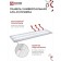 LED panel In Home LPU-01, 36 W, Prism, 230 V, 6500 K, 3420 LM, 180x1195, IP40
