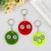 Browler plastic reflective "smile with glasses" mix 5x5 cm