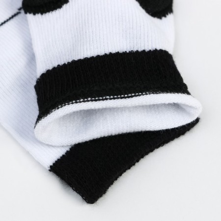 Children's socks "Panda", white color, size 7-8-3