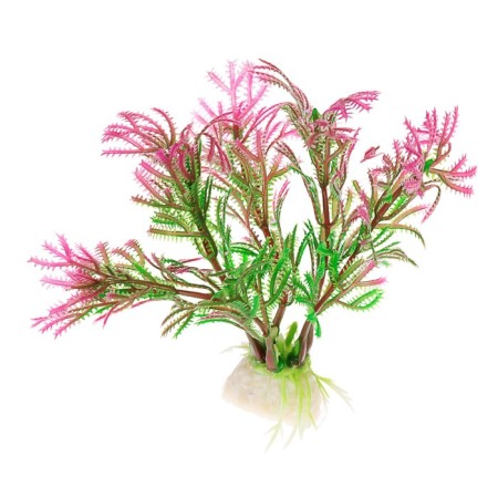 Set of artificial plants for aquarium (2 pcs), 10 cm-3