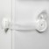 A set of universal locks, 3 pcs., White/transparent color