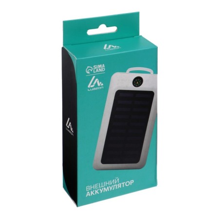 External battery Luazon PB-09, 7000 mAh, 2xUSB, MicroUSB, 1 A, Sunny Bat, flashlight, compass-4