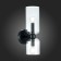 Sconces st. SL1180.401.02. Treviso. 2x40 watts, E14, 12x36 cm, black color