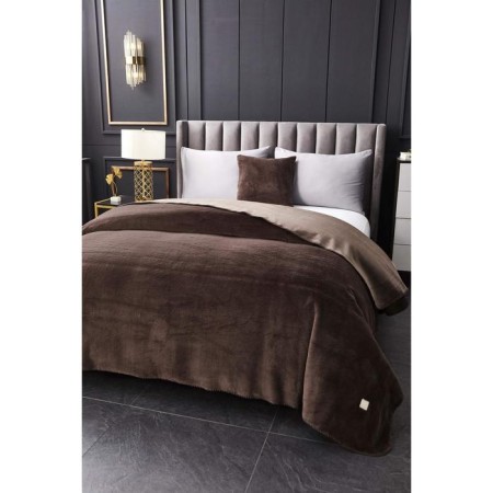 Antoine bedspread, size 160x220 cm, coffee color-6
