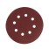 Circle of abrasive grinding under the "Velcro" tundra, perforated, 150 mm, P80, 5 pcs.