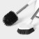 Savanna's savanna brush brush for the toilet brush, white color