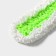 Nozzle for a flat mop with flexible edges of the share, 38 × 8 cm, 90 grams, microfiber bends, white color
