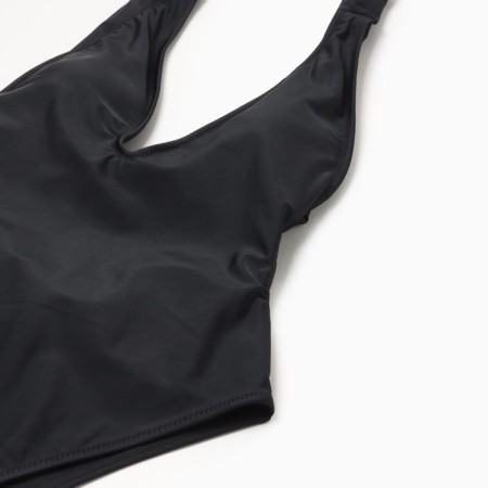 Swimsuit female adhesive minku color Black size 46-7
