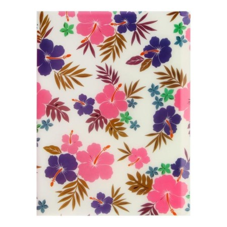 Folder with 30 Calligrata "Flowers" A4, plastic, 400 μm, mix-10
