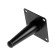 Furniture support Cappio OP08, h = 100mm, thick thickness 1.8, matte black color