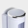 The dispenser for an antiseptic or liquid soap is mechanical, 400 ml, metal, white color