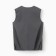 Women's vest at Minaku: Safari color graphite, river 52