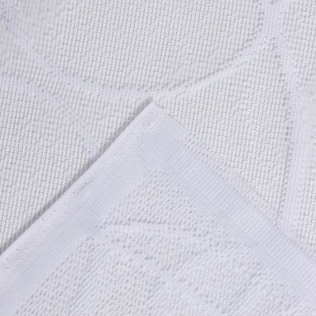 Curtain without curtain tape 160x170cm, art. T977, white, PE 100%-4