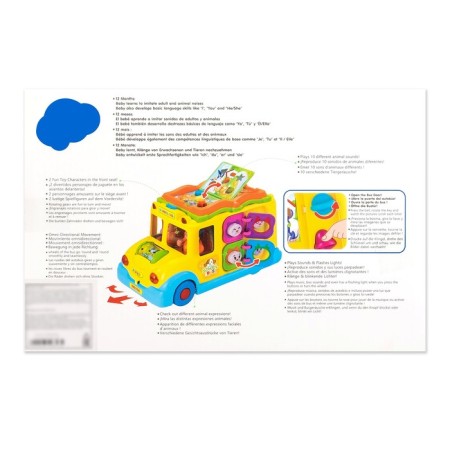 Developing toy "bus", light and sound effect-6