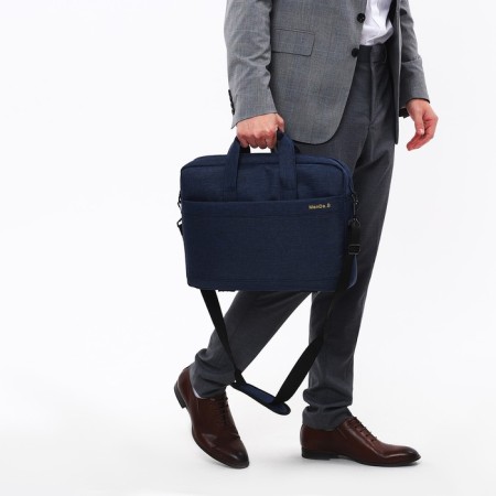 Laptop bag, blue color-7