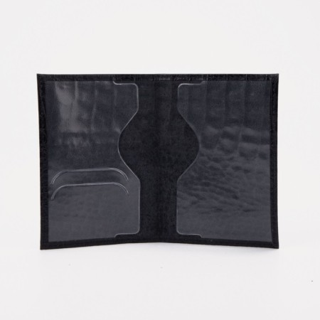 Cover for passport, black color-2