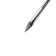 Ballic handle, 0.5 mm, red rod, transparent, corrugated holder