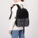 Backpack school youth One Line, 29x12x37 cm, lightning departure, external pocket, refinery, black