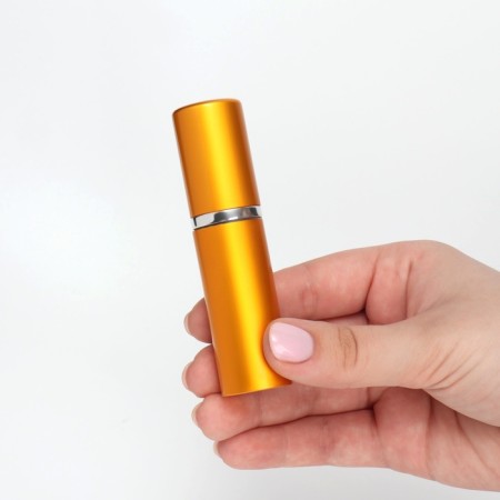 Perfume bottle, with a spray, 10 ml, golden color-15